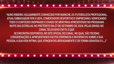 Direito de Resposta e Retificação de Nuno Ribeiro (MANICHE)