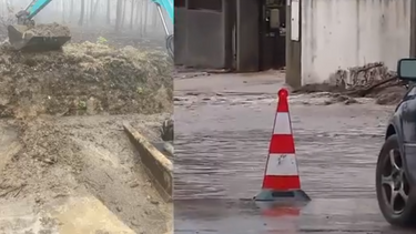 Lama proveniente da zona ardida provocam danos em Albergaria-a-Velha