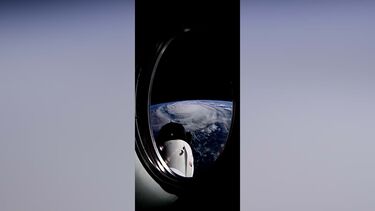 O furacão Milton visto do espaço 