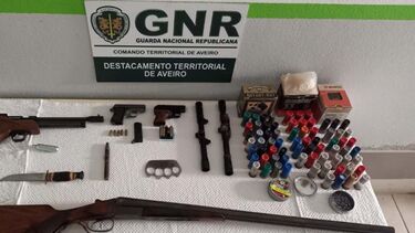 Idoso de 90 anos detido com arsenal de armas em casa