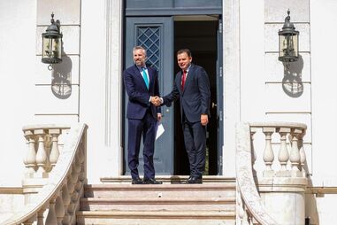 Pedro Nuno Santos e Luís Montenegro