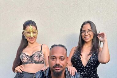 Fábio Paim com Diana Cu de Melancia e Lyx (Instagram Fábio Paim)