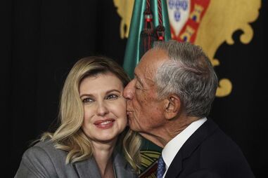 Marcelo Rebelo de Sousa e Olena Zelenska 