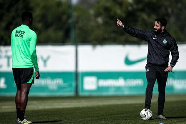 Rúben Amorim e Ousmane Diomande