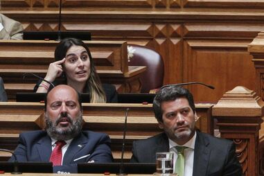 André Ventura e Pedro Pinto