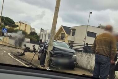 Mulher ferida em colisão na Póvoa de Varzim 