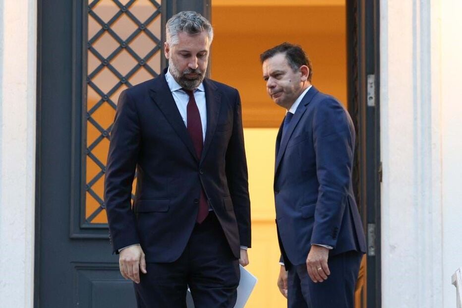 Pedro Nuno Santos e Luís Montenegro