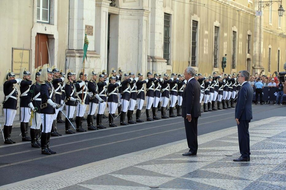 Carlos Moedas, presidente da Câmara de Lisboa, e Marcelo Rebelo de Sousa, Presidente da República