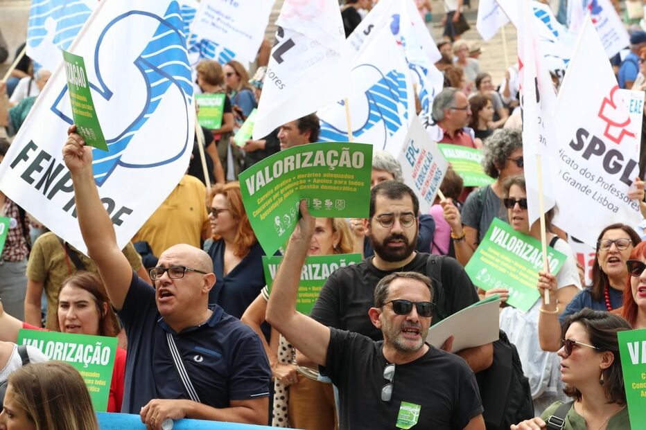 Manifestação professores