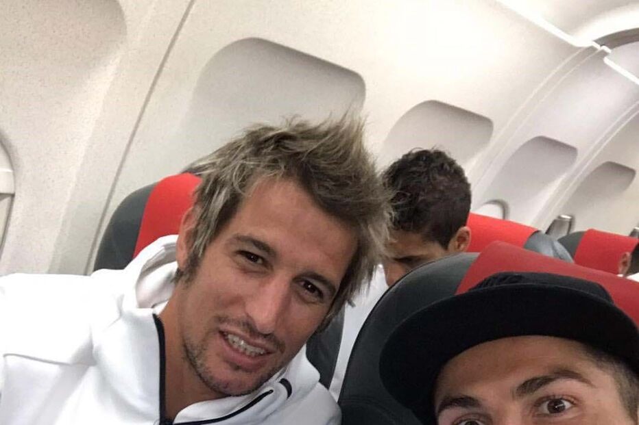 Fábio Coentrão e Cristiano Ronaldo 