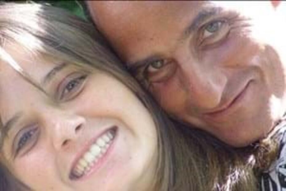 Carolina Deslandes e o pai Francisco 