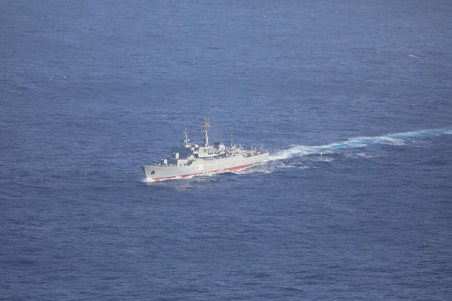Força Aérea monitoriza passagem de navio russo na Zona Económica Exclusiva nacional