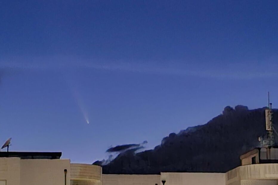 Cometa visto de Bragança