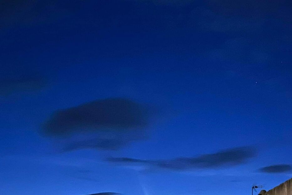 Cometa visto de Bragança