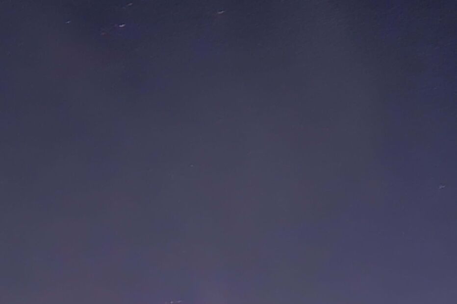 Cometa visto de Vila do Rei 