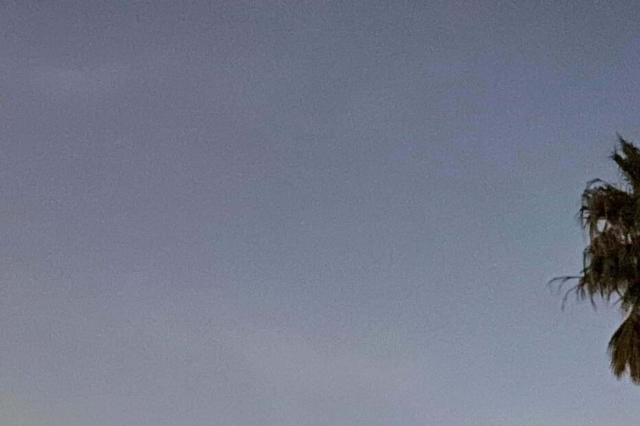 Cometa visto da Amadora