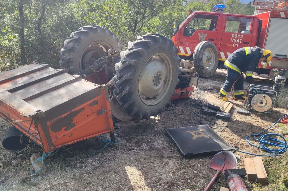 Mulher de 48 anos morre em despiste seguido de capotamento de trator em Celorico da Beira