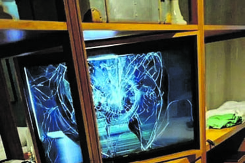 Fotos do quarto onde estava hospedado