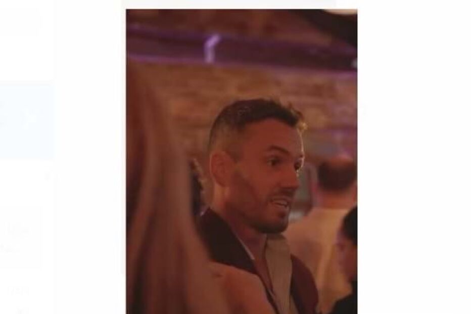 Pedro Teixeira na festa de Cláudia Vieira