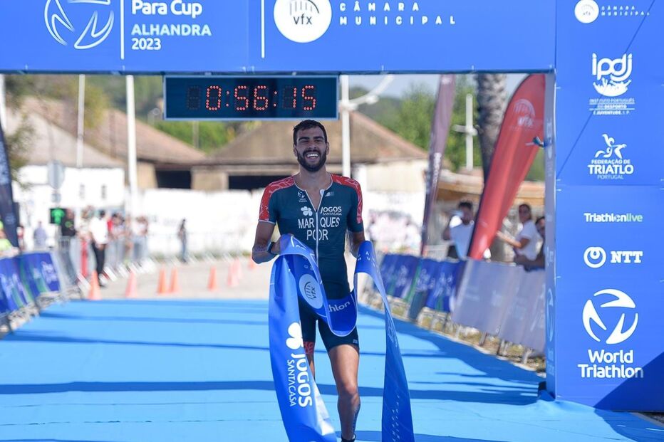 Filipe Marques, atleta de paratriatlo