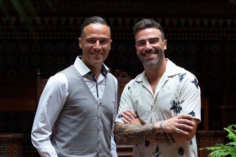 Nelson e Sérgio Rosado formam a  dupla Anjos