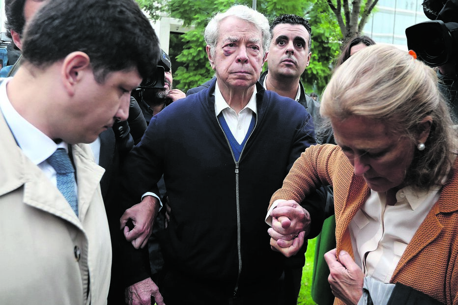 Ricardo Salgado com a mulher