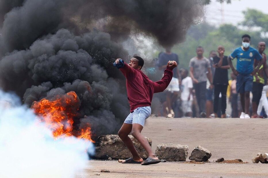 Protestos em Maputo