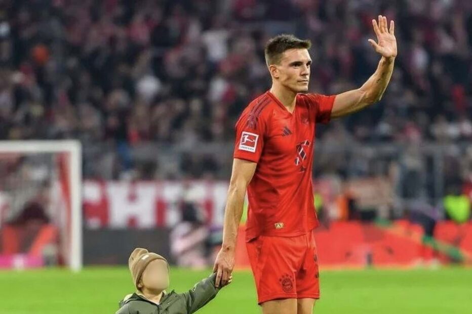 João Palhinha com o filho na Alemanha