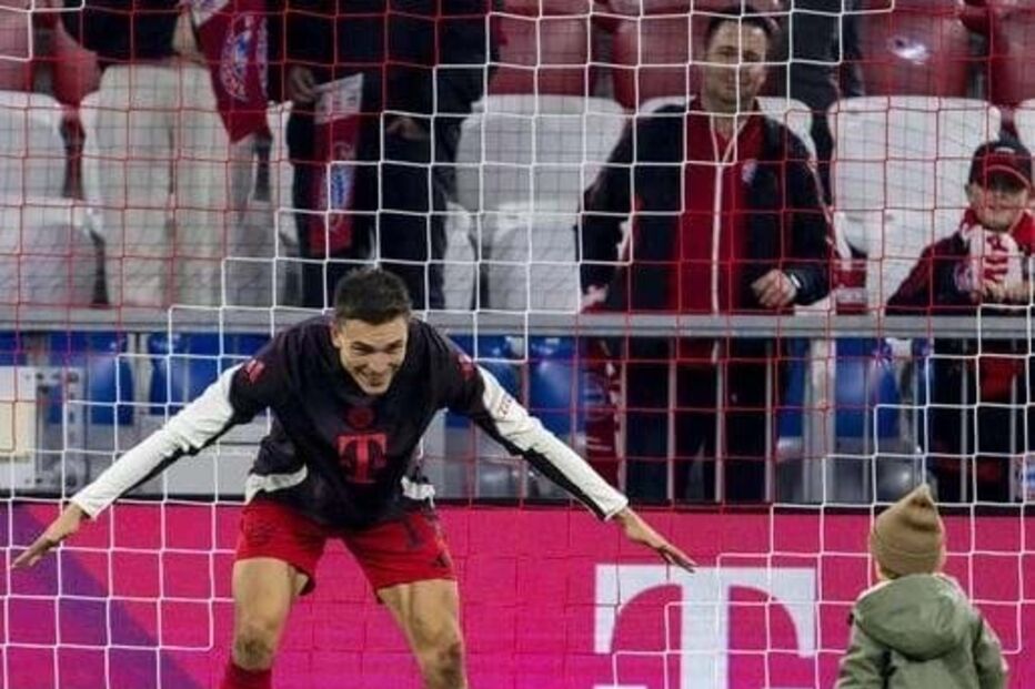 João Palhinha com o filho na Alemanha