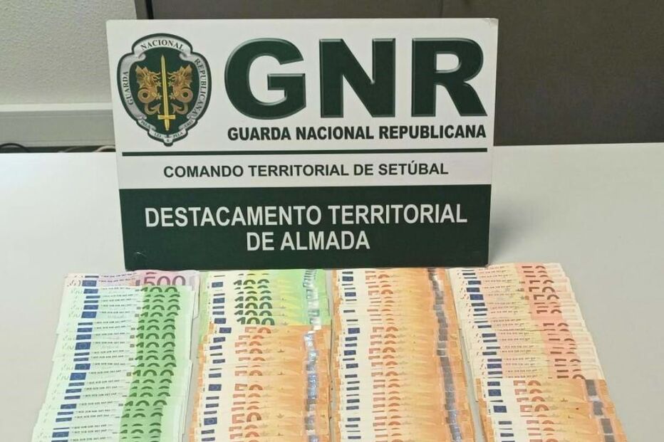 GNR recuperou 10 mil euros em numerário