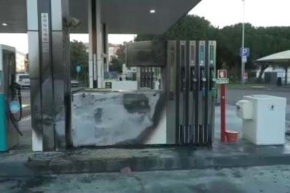 Grupo tentou incendiar posto de combustível