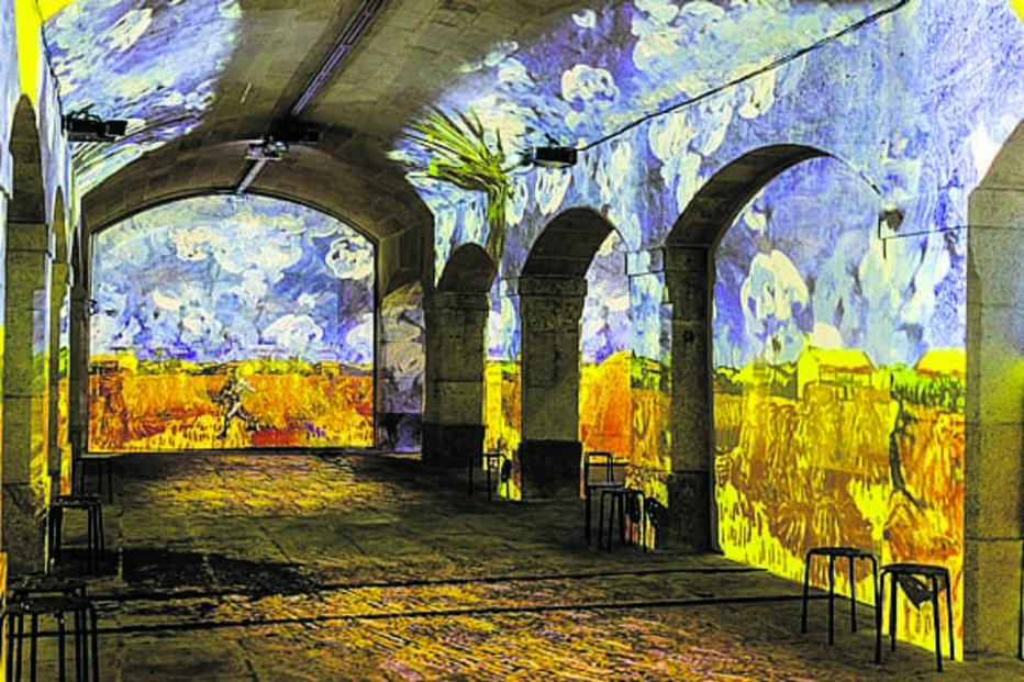 Na exposição ‘Living Van Gogh’, os visitantes podem ‘pintar’ as obras do icónico artista 