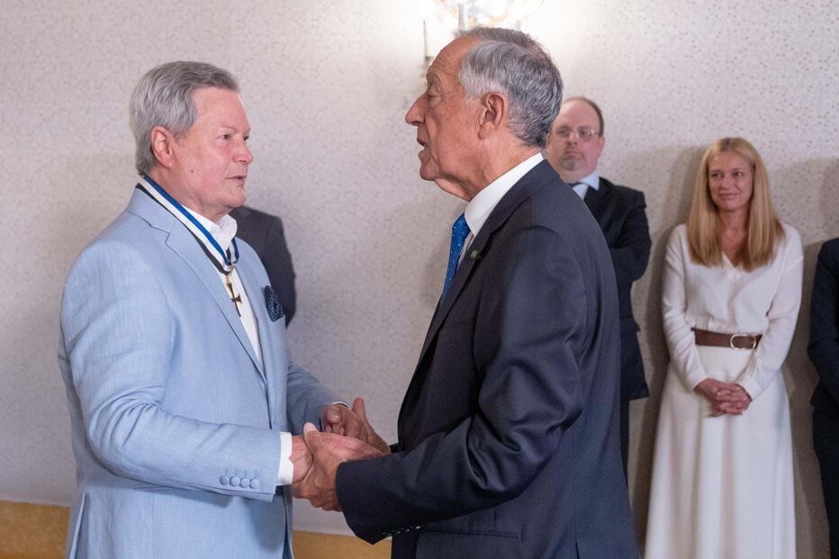 Marco Paulo é condecorado por Marcelo Rebelo de Sousa em 2022