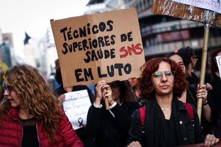 Manifestação da Frente Comum