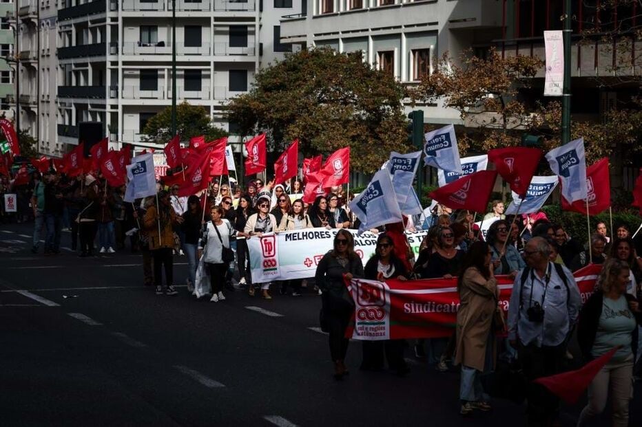 Manifestação da Frente Comum