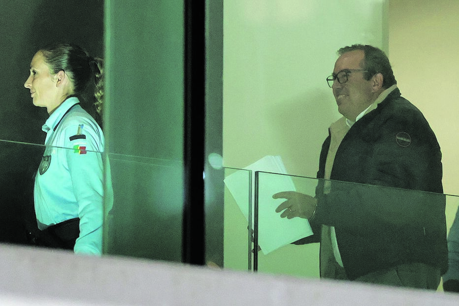 Vítor Escária quando foi ouvido em tribunal no âmbito do processo 'Influencer'