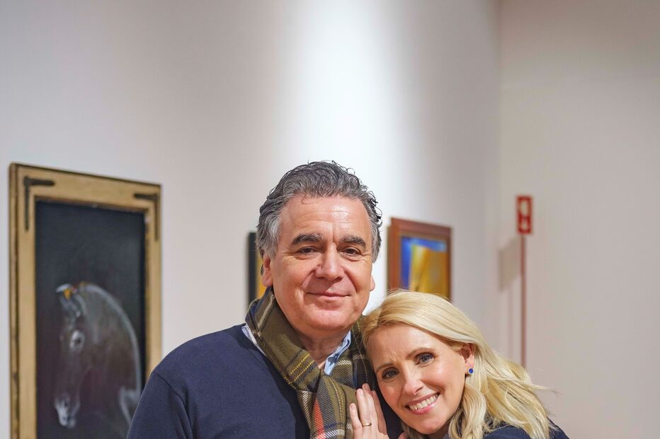 Sofia Alves e o marido, Celso Cleto