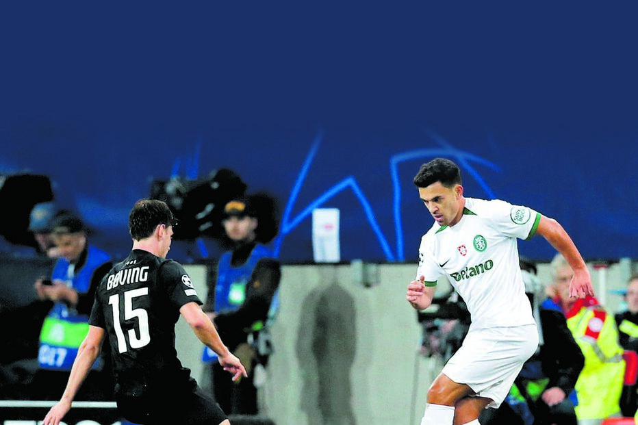 Pedro Gonçalves regressou à competição no jogo da Champions com o Sturm Graz