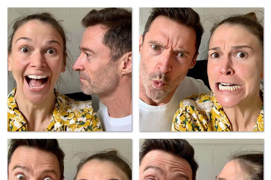 Hugh Jackman e Sutton Foster