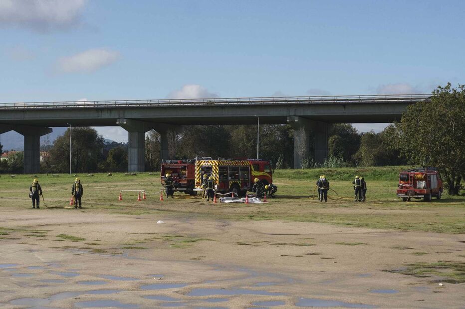Simulacro de acidente com matérias perigosas em Valença 