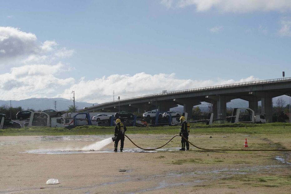 Simulacro de acidente com matérias perigosas em Valença 