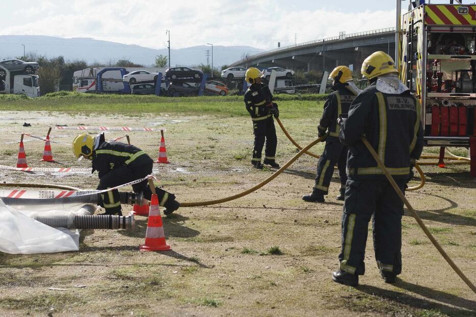 Simulacro de acidente com matérias perigosas em Valença 