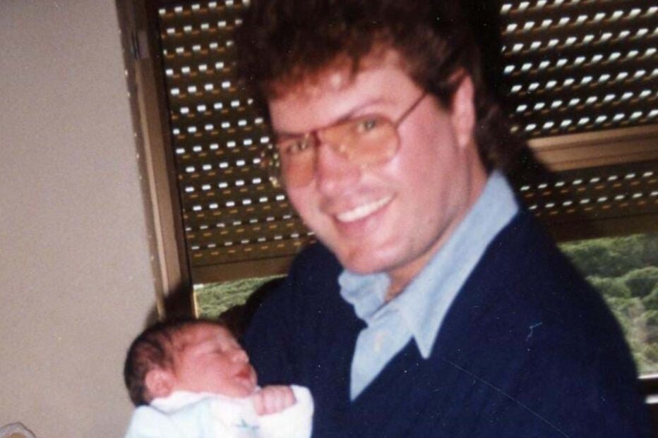 Marco Paulo com o afilhado Marquinho