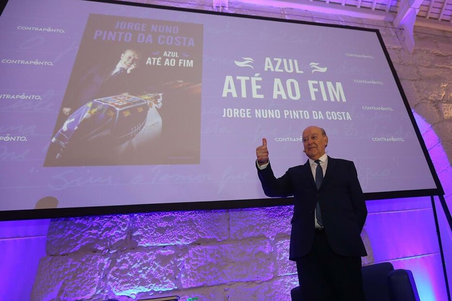 Pinto da Costa na apresentação do livro