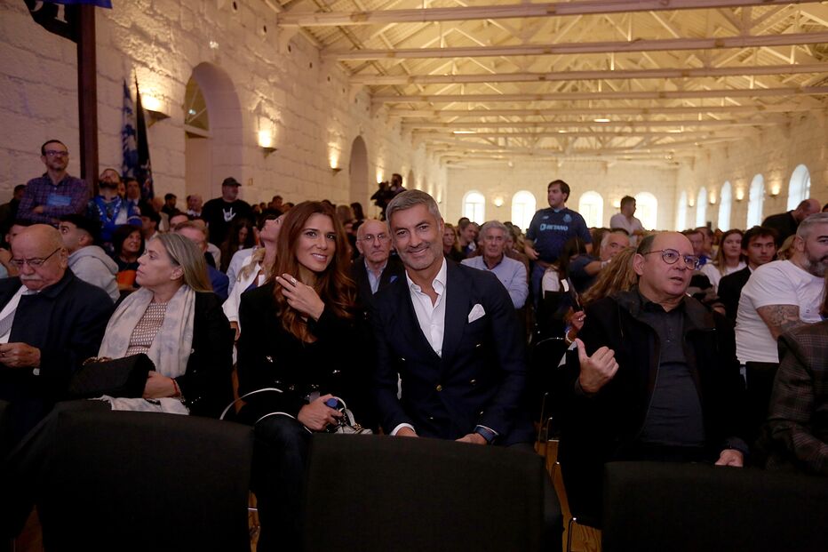 Andreia Santos e Vítor Baía