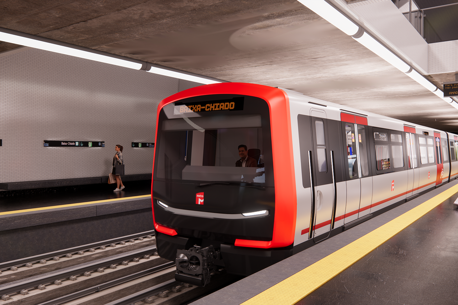 Novas carruagens do Metro de Lisboa