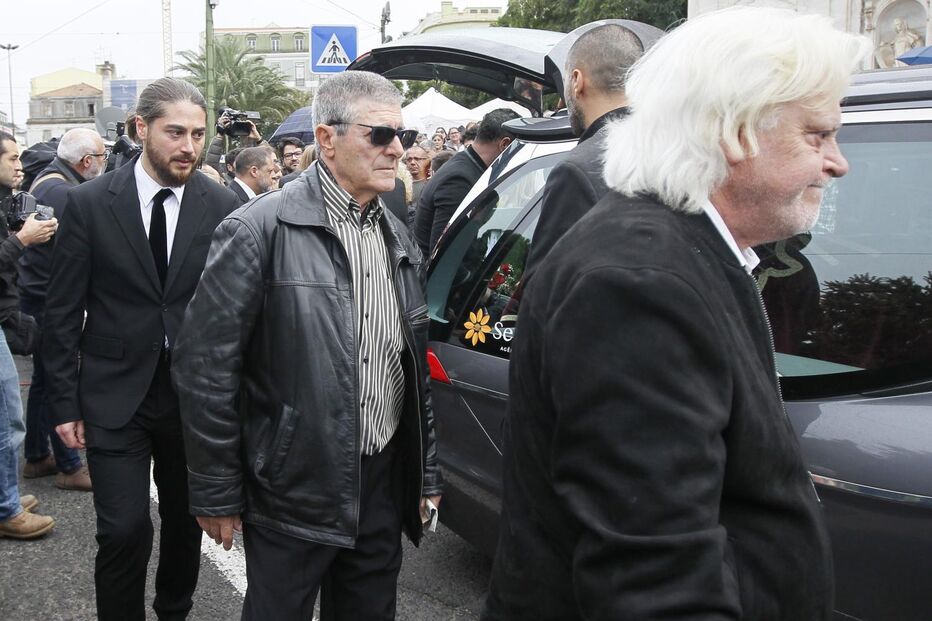 Alfredo no funeral de Marco Paulo