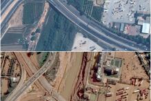 Imagens foram registadas nos dias 18 e 31 de outubro