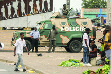 Protestos em Maputo na sequência da crise eleitoral em Moçambique