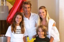 Fábio Coentrão com a família